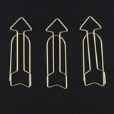 12Pieces Funny Novelty Metal Arrow Shape Paper Clips Bookmark Home Office School Stationery - Aladdin Shoppers
