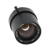 1/3'' 12mm F1.2 1MP CS Mount Fixed IRIS CCTV Lens for CCD Camera - Aladdin Shoppers
