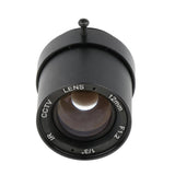 1/3'' 12mm F1.2 1MP CS Mount Fixed IRIS CCTV Lens for CCD Camera - Aladdin Shoppers