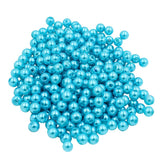 130 Pieces 8mm Round Plastic Imitation Pearl Spacer Beads for DIY Jewelry Making Blue - Aladdin Shoppers