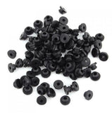 100pcs Tattoo Rubber Nipples - Black