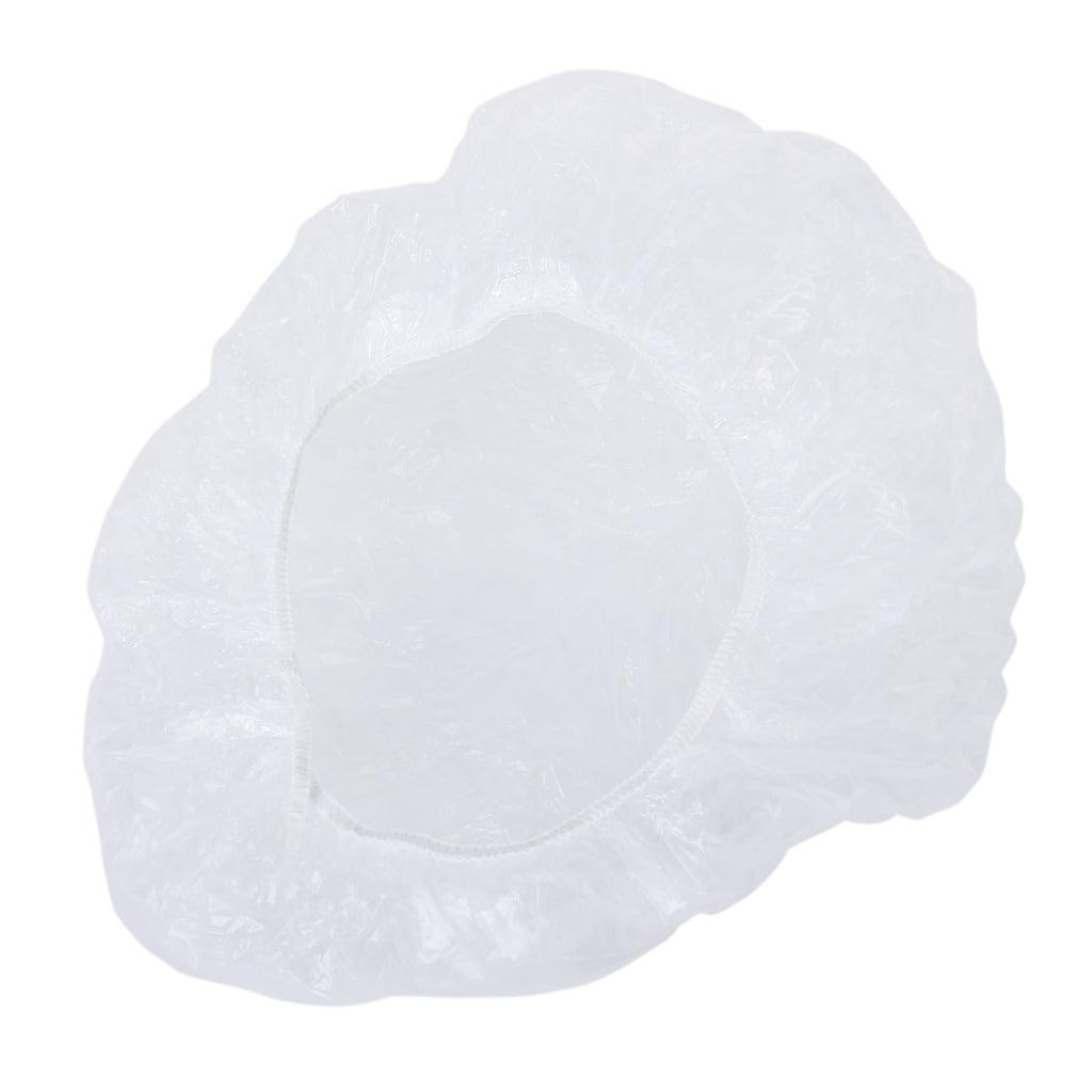Maxbell 100Pcs Disposable Clear Shower Hair Caps for Spa Salon - Aladdin Shoppers
