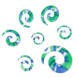 Max Maxb 6pcs Acrylic Spiral Ear Stretcher Taper Plug Expander