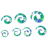 Max Maxb 6pcs Acrylic Spiral Ear Stretcher Taper Plug Expander