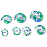 Max Maxb 6pcs Acrylic Spiral Ear Stretcher Taper Plug Expander