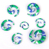 Max Maxb 6pcs Acrylic Spiral Ear Stretcher Taper Plug Expander