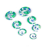 Max Maxb 6pcs Acrylic Spiral Ear Stretcher Taper Plug Expander