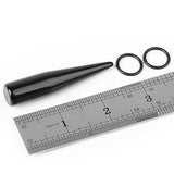 Max Acrylic Expander Taper Ear Stretching Plug 14mm - Black