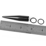Max Acrylic Expander Taper Ear Stretching Plug 14mm - Black
