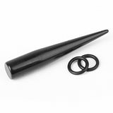 Maxbell Acrylic Expander Taper Ear Stretching Plug 0G - Black