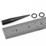 Maxbell Acrylic Expander Taper Ear Stretching Plug 0G - Black