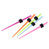 Maxbell 5pcs 16G Colorful Acrylic Ear Stretcher Expander Taper Plug 1.3mm