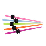 Maxbell 5pcs 16G Colorful Acrylic Ear Stretcher Expander Taper Plug 1.3mm