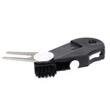 Maxbell 5-in-1 Pocket Golf Multi-functional Tool Kit Divot Tool / Groove Cleaner / Brush / Ball Marker / Score Counter