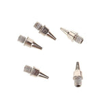 Maxbell 5Pcs Stainless Steel 0.5mm Nozzles Replacement for Airbrush Air Brush