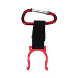 Maxbell Practical Carrying Water Bottle Holder Carabiner Hook Buckle - Red