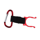 Maxbell Practical Carrying Water Bottle Holder Carabiner Hook Buckle - Red