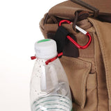 Maxbell Practical Carrying Water Bottle Holder Carabiner Hook Buckle - Red