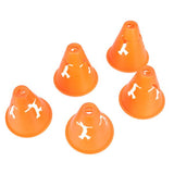 Maxbell 20Pcs Hollow-out Bright Color Slalom Cones for Slalom Skating Cone Skating