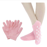 Beauty SPA Moisturizing Skincare Gel Therapy Treatment Gloves Pink