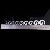 Maxbell 9 Pairs EAR STRETCHING KIT Tunnel Stretcher GAUGE Taper White