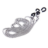 Silver Stainless Steel Sunglasses Eyeglass Chain Eyewear Glasses Holder with Gift Box