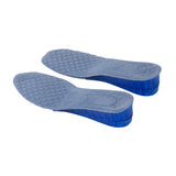1 Pair Men Blue Detachable 2-Layer Height Increase Full Insoles Shoe Pad 5CM