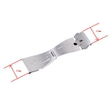 Maxbell 17mm Stainless Steel Double Deployment Clasp Buckle For Watch Band Strap