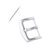 Maxbell 22mm Solid Stainless Steel Watch Band Strap Pin Clasp Tongue Buckle with Spring Bar