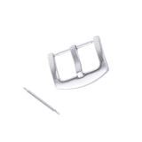 Maxbell 22mm Solid Stainless Steel Watch Band Strap Pin Clasp Tongue Buckle with Spring Bar