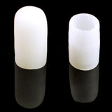 Pair Of Reusable Soft Gel Toe Caps Cover Cushion Separators Protectors Pain Reliever S