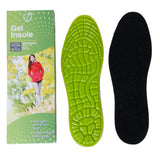 Footful Soft Gel Insoles Massaging Cushions for Casual Athletic Shoes Women's UK 3.5-6