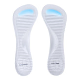 3/4 Sized Adhesive Gel Massage Insoles with Arch & Metatarsal Support for High-Heel Shoes Sandals