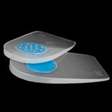 Maxbell 1 Pair Footful Gel Heel Pain Relief Plantar Cushion Insoles Heel Spur Support Pads L