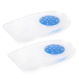 Maxbell 1 Pair Footful Gel Heel Pain Relief Plantar Cushion Insoles Heel Spur Support Pads L