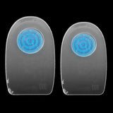 Maxbell 1 Pair Footful Gel Heel Pain Relief Plantar Cushion Insoles Heel Spur Support Pads L
