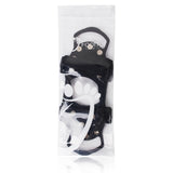 Maxbell Footful 1 Pair of Anti Slip Silicone Ice Gripper Crampons 10-Spike Black Women's UK 2.5-9.5