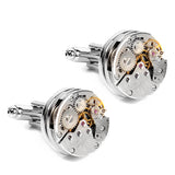Maxbell Steampunk Vintage Watch Style Cufflinks Cuff Links Wedding Groom