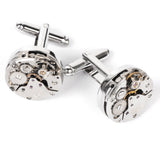 Maxbell Steampunk Vintage Watch Style Cufflinks Cuff Links Wedding Groom