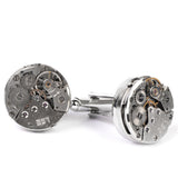 Maxbell Steampunk Vintage Watch Style Cufflinks Cuff Links Wedding Groom