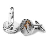 Maxbell Steampunk Vintage Watch Style Cufflinks Cuff Links Wedding Groom