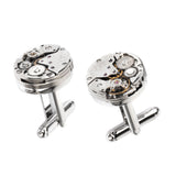 Maxbell Steampunk Vintage Watch Style Cufflinks Cuff Links Wedding Groom