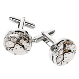 Maxbell Steampunk Vintage Watch Style Cufflinks Cuff Links Wedding Groom