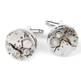 Maxbell Steampunk Vintage Watch Style Cufflinks Cuff Links Wedding Groom