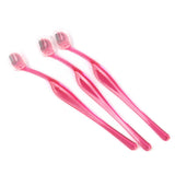Maxbell Set Of 3PCS Stainless Steel Eyebrow Lips Trimmer Shaper Hair Remover Beauty Tool Cosmetic Supplies Pink