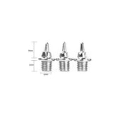 Maxbell Footful 12Pcs of Replacement Shoes Spikes for Sports Running Track Shoes Trainers 8MM Short