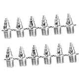 Maxbell Footful 12Pcs of Replacement Shoes Spikes for Sports Running Track Shoes Trainers 8MM Tower Shape