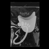 Footful Ballet Pointe Shoes Protection Silicone Toe Pads 1 Pair Milky White