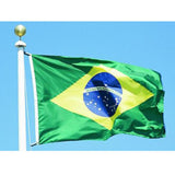 Maxbell Large Brazil National Flag Brazilian Football Banner 150*90CM / 5*3FT