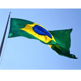 Maxbell Large Brazil National Flag Brazilian Football Banner 150*90CM / 5*3FT